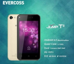 Harga Evercoss Jump T3