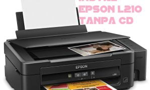 cara instal printer epson l110 tanpa cd
