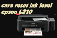 cara reset ink level epson l210