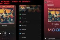 Cara Membuat Story IG Spotify Dengan Video