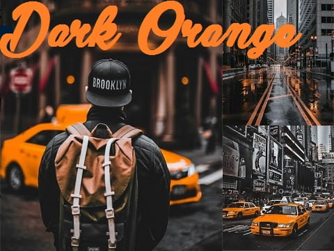 rumus lightroom dark orange