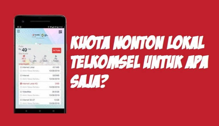 Kuota Nonton Lokal Telkomsel Untuk Apa Saja? Cek Disini - pdscustom.com