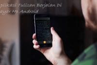 Aplikasi Tulisan Berjalan Di Layar Hp Android