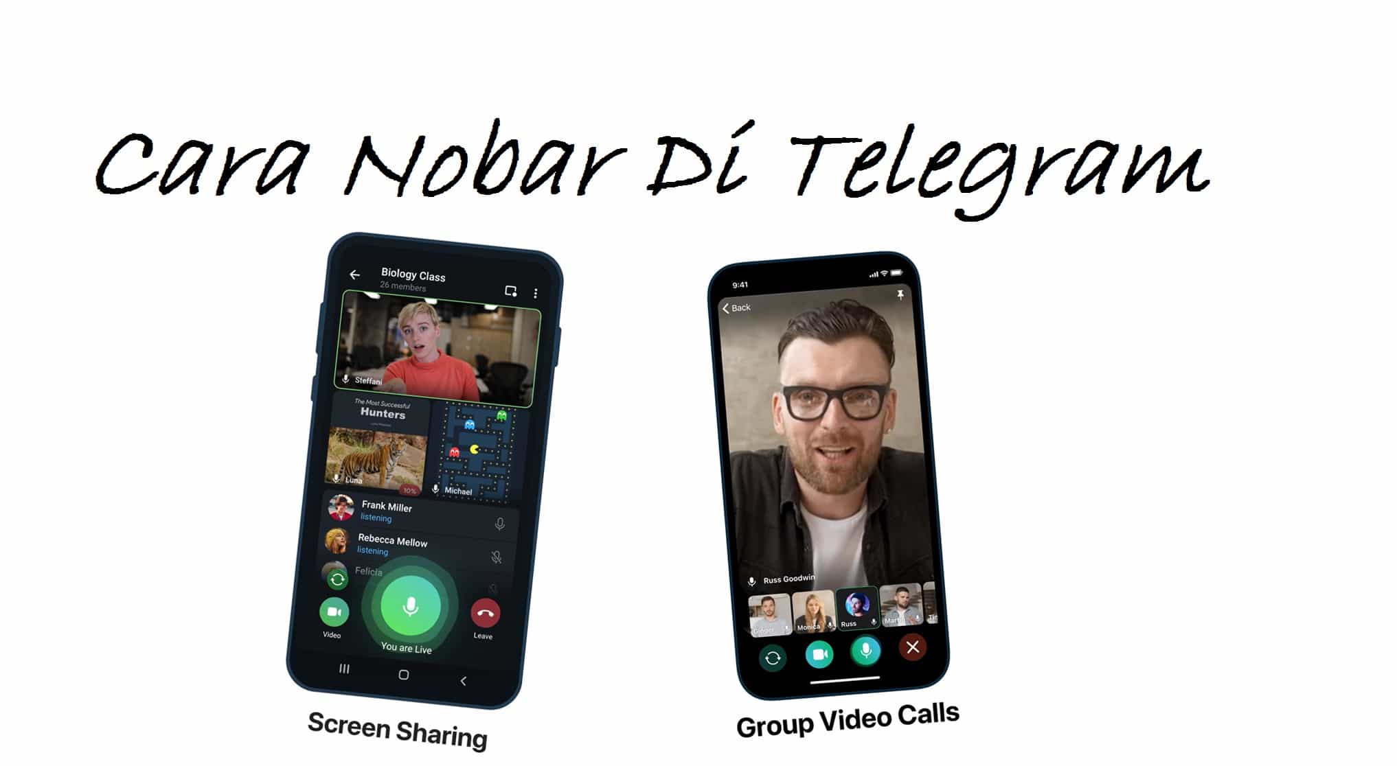 cara nobar di telegram