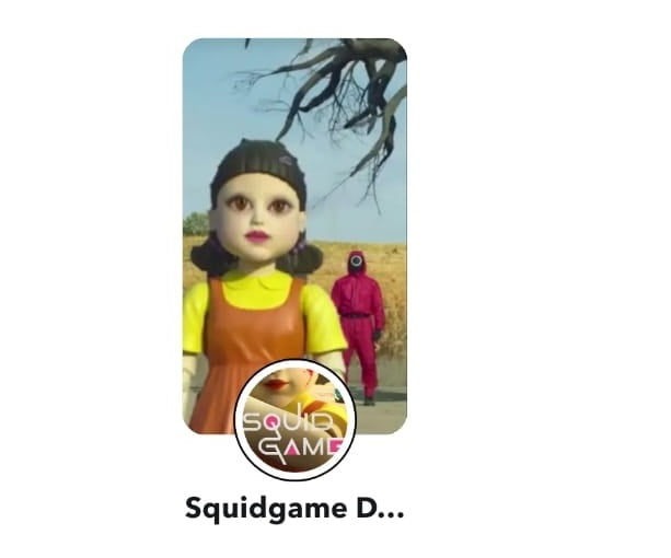 filter squid game di snapchat