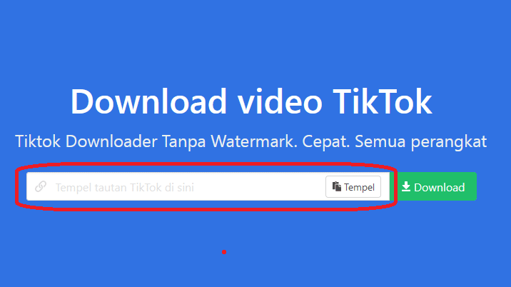 cara download video tiktok di snaptik tanpa watermark