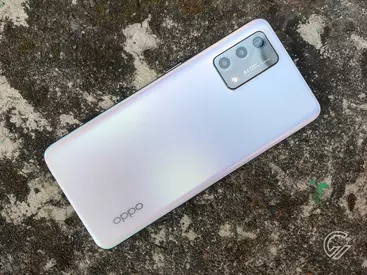 OPPO A95 Glowing Rainbow Silver