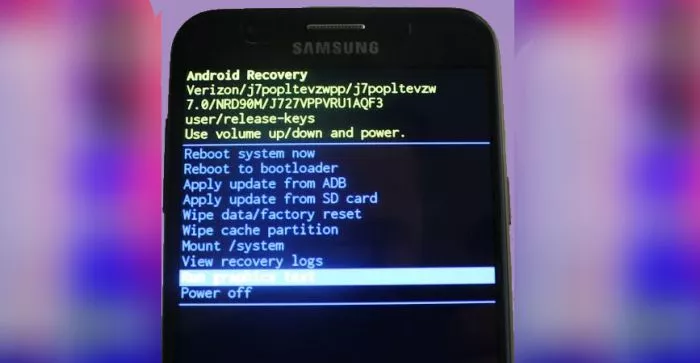 Cara Reset HP Samsung A01 dengan Recovery Mode