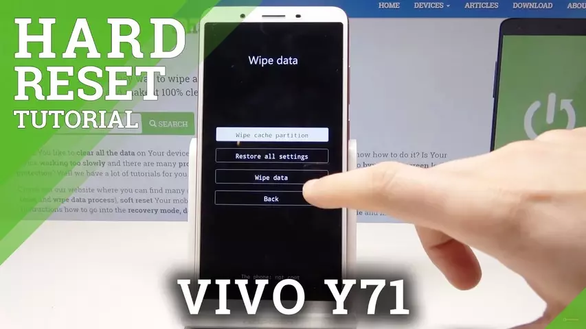 Cara Reset HP Vivo Vivo Y71 dengan Recovery Mode