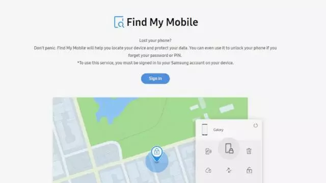 Use Find My Samsung Mobile