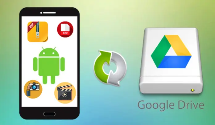 pencadangan data ke Google Drive