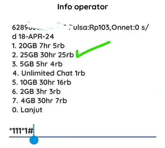 Daftar Paket Tri 25GB 25RB dengan Kode Dial