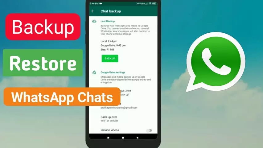 Memulihkan Cadangan Chat WhatsApp