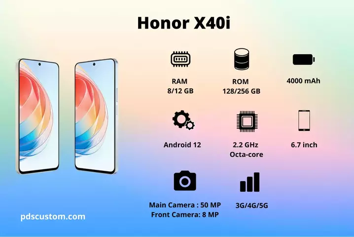 Spesifikasi Honor X40i