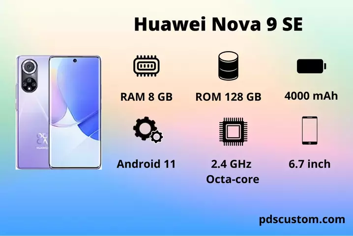 Spesifikasi Huawei Nova 9 SE