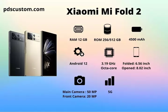 Spesifikasi Xiaomi Mi Fold 2