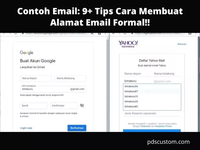 Contoh Email - Penyedia Layanan Email Gratis