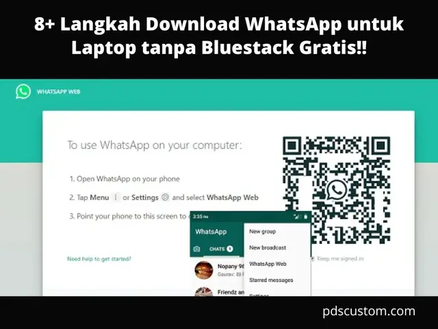Download WhatsApp untuk Laptop tanpa Bluestack
