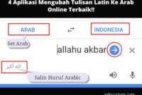 Aplikasi Untuk Mengubah Tulisan Latin Ke Arab Online