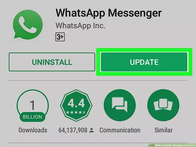 Belum Update WhatsApp
