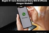 Cara Download Story WA di iPhone