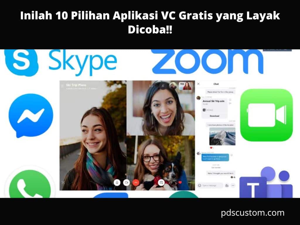 10 Rekomendasi Aplikasi VC Gratis