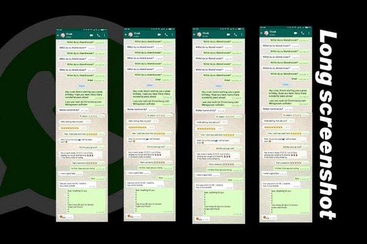Gampang! Begini Cara Screenshot Panjang Chat WhatsApp di HP Android dan iPhone - Harian Haluan
