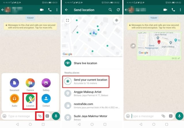 Cara Menggunakan Shareloc Di Aplikasi WhatsApp