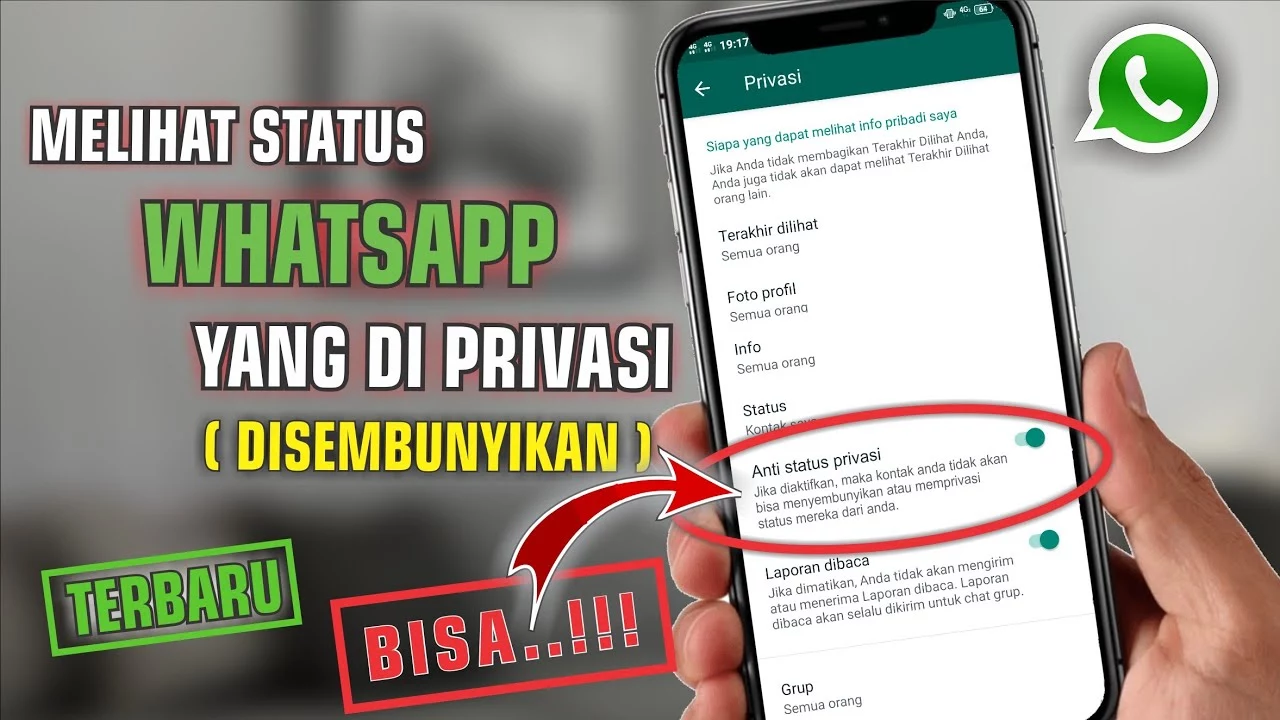 Cara Melihat Status WA yang di Privasi