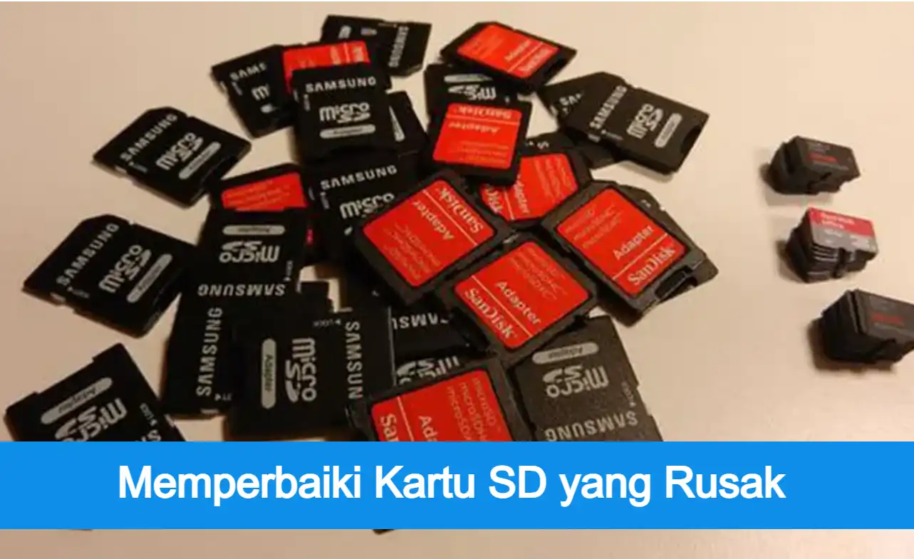 cara memperbaiki kartu SD yang rusak